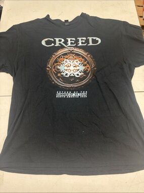 Creed Black Return of the Summer of '99 Tour Graphic Band T-Shirt - Men's